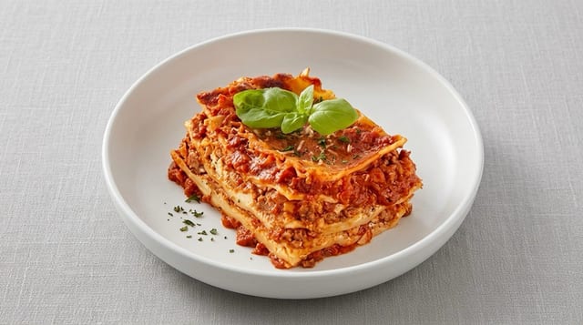 Homemade Meat Lasagna.