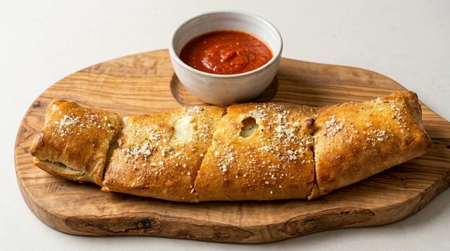Vegetarian Stromboli.