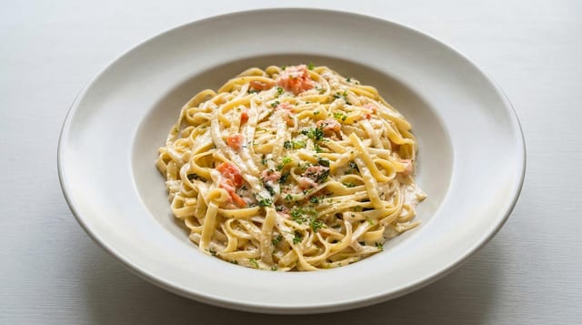 Fettuccine Alfredo.