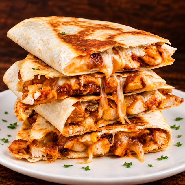 Boom Boom Chicken Quesadilla.