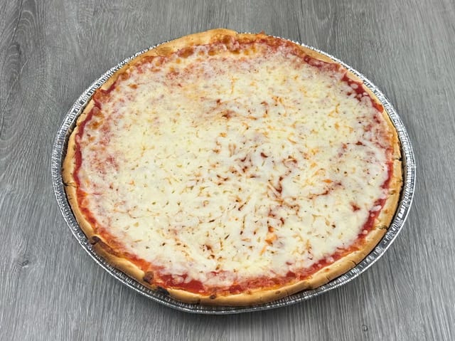 Gluten-Free Plain Cheese Pizza.