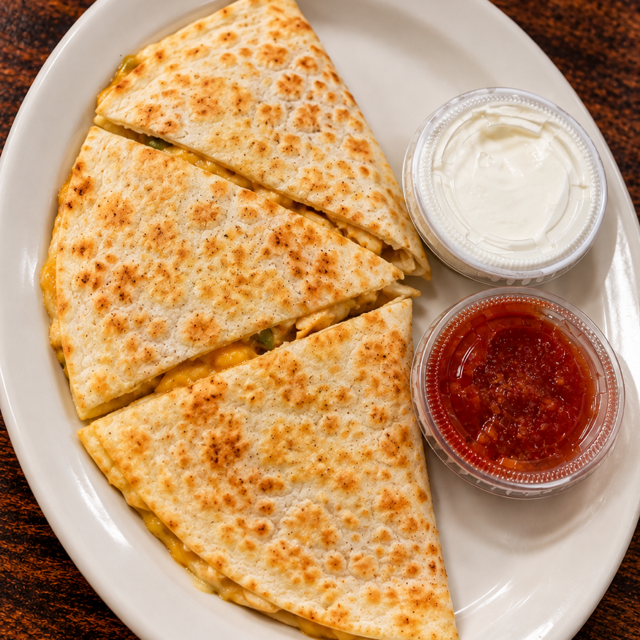Cheese Quesadilla.
