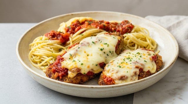 Eggplant Parmigiana.