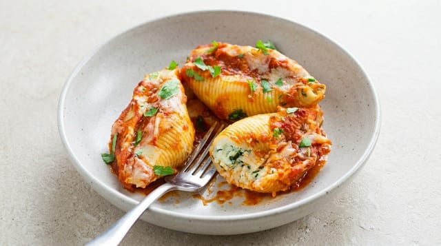 Homemade Stuffed Shells.
