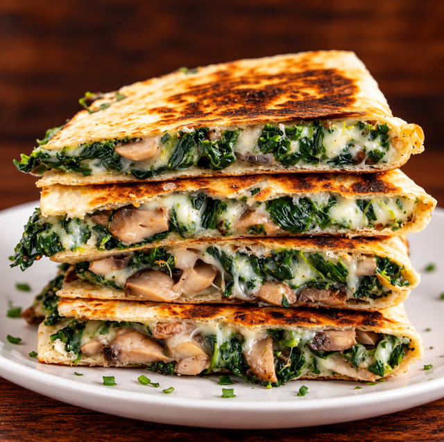 Veggie Quesadilla.