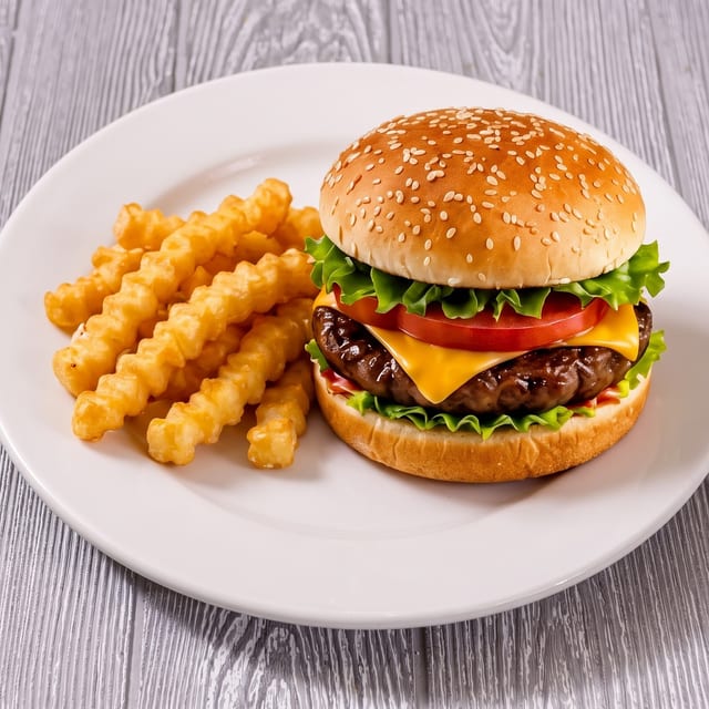 #4 Burger.