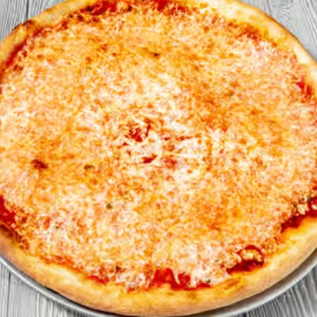 Plain Cheese Pizza.
