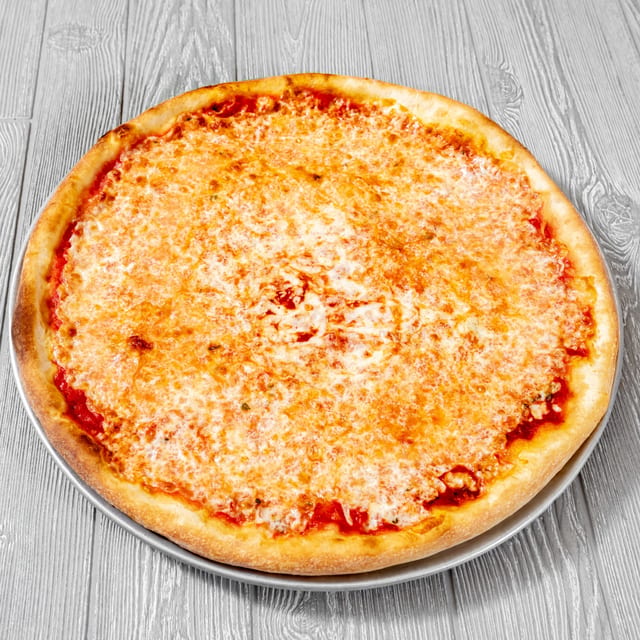 Plain Cheese Pizza.