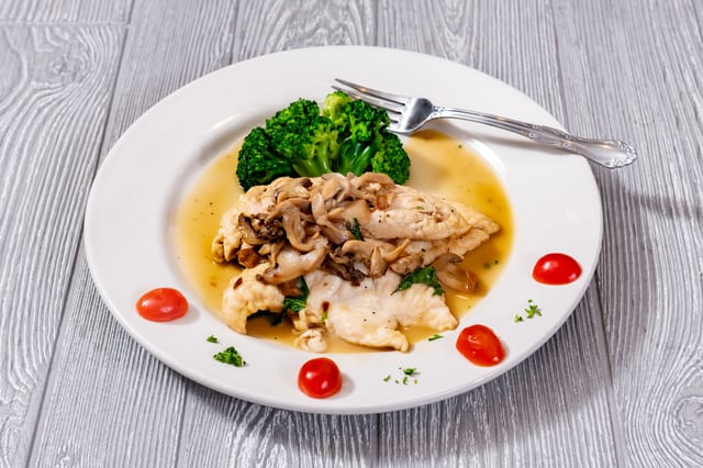 Chicken Marsala.