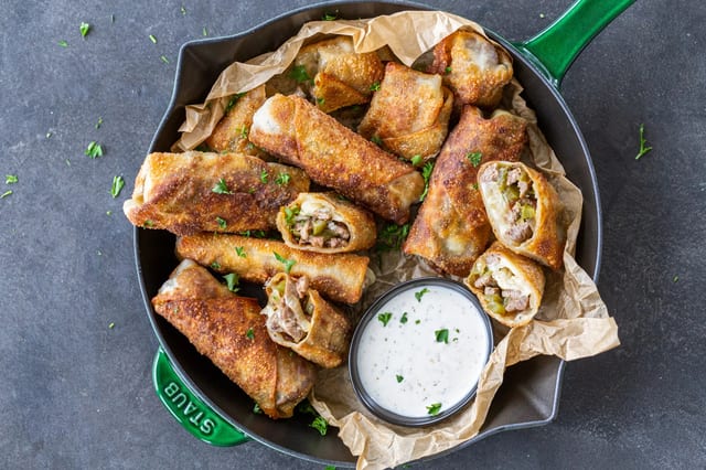 Cheesesteak Rolls.
